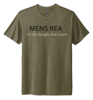 MENS REA It's The Thought That Counts