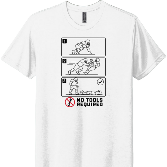 No tools required