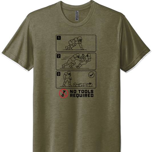 No tools required
