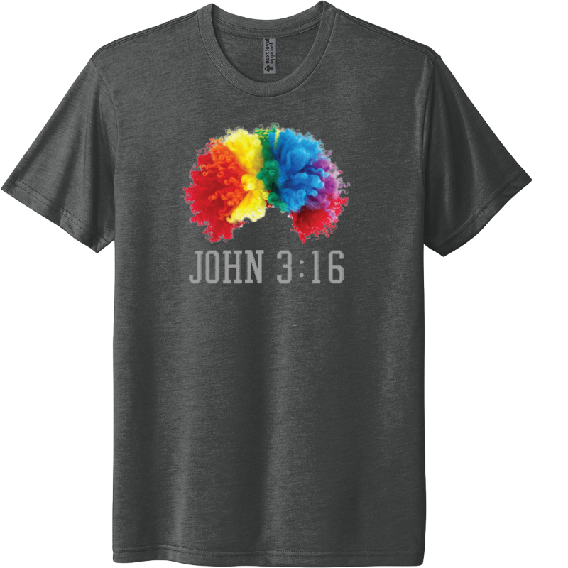 John 3:16 Rainbow Wig